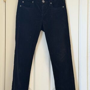 Kut from the Kloth Women's Black Straight Leg Corduroy Jeans
